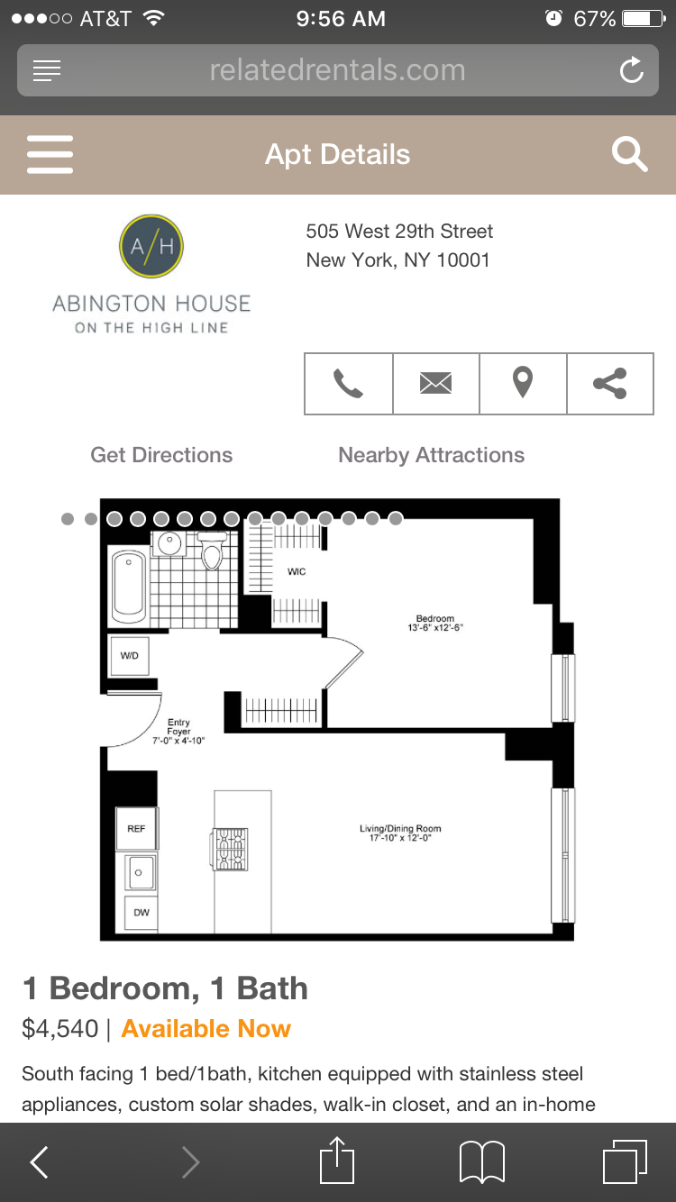 mobile apartment details